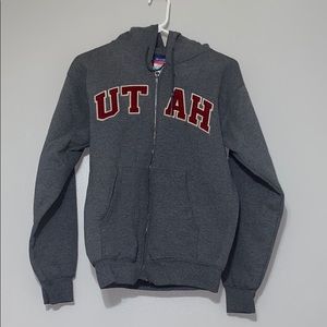 VINTAGE Champion University of Utah zip up hoodie